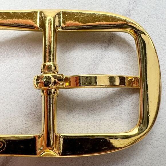 Vintage Gold Tone Simple Basic Belt Buckle for up to 1 Inch Belt - Picture 7 of 8